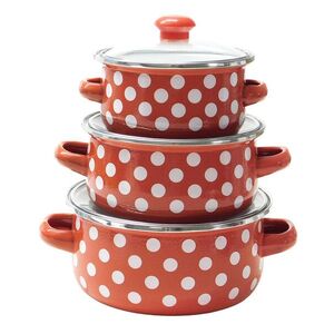 MAKRO - Sada hrncov s pokrievkou 3-dielna 12, 14, 16cm vyobraziť