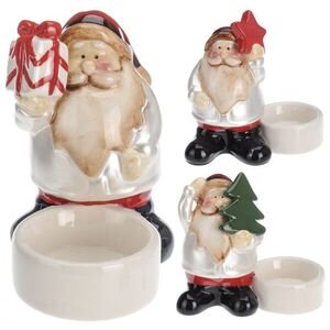 MAKRO - Svietnik SANTA 10cm rôzne druhy vyobraziť