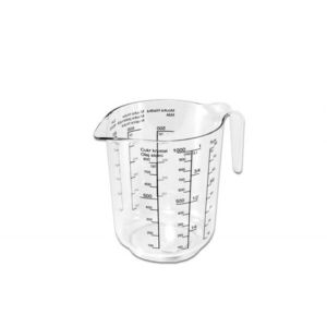PETRA PLAST - Odmerka 1L s potlačou, priemer 11, 5cm výška 14cm, umelá hmota vyobraziť