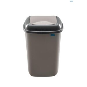 PLAFOR -Kôš odpadkový 28 l Quatro s výklopným vekom, mocca vyobraziť