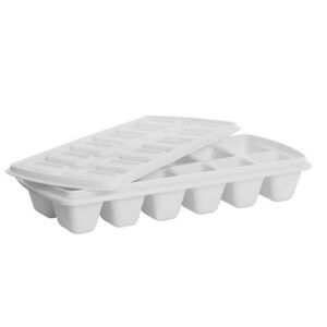 PLAST TEAM - Forma na ľad s krytom biela, 10x4x23, 80cm vyobraziť