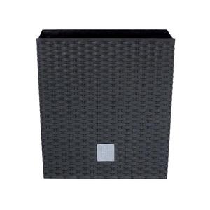 PROSPERPLAST - Kvetináč Rato LOW 17cm antracit vyobraziť