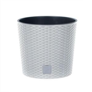 PROSPERPLAST - Kvetináč Rato Round 25cm biely vyobraziť