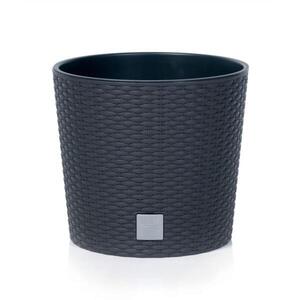 PROSPERPLAST - Kvetináč RatoRound 25cm antracit vyobraziť