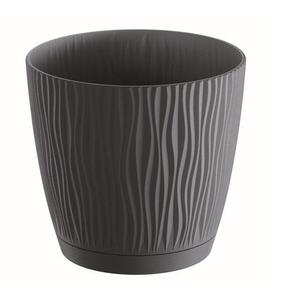 PROSPERPLAST - Kvetináč SANDY 12, 9cm antracit vyobraziť