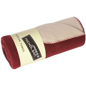 Daiber Fleece deka 150x170 cm JN952 - Bordeaux / smotanová | 150 x 170 cm vyobraziť