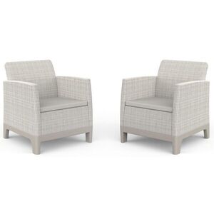 Záhradné kreslo 2 ks SCANDI FORMA DUODUO Rojaplast vyobraziť