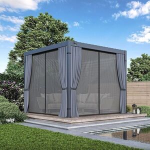 Set závesov a moskytiér pre pergolu ECO 3x3 Rojaplast vyobraziť