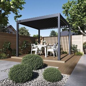 Bioklimatická pergola ECO 3x3 m Rojaplast vyobraziť