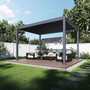 Bioklimatická pergola ECO 4x3 m Rojaplast vyobraziť