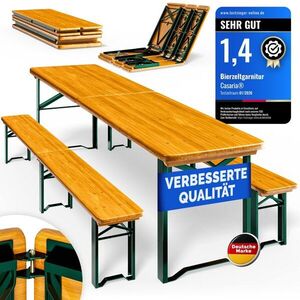 Záhradný pivný set 220 cm skladací vyobraziť