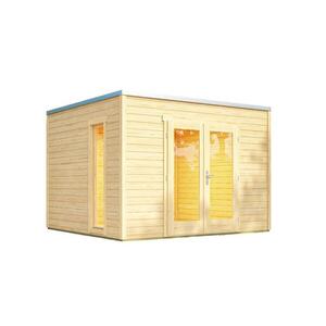 Luxusný drevený záhradný domček P 285 (3x3m) Weka vyobraziť