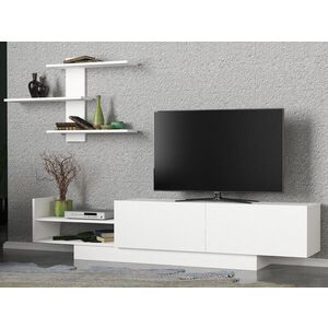 TV skrinka / Obývacia stena Egemen - White vyobraziť