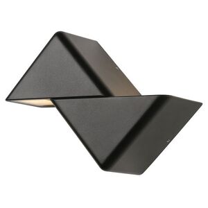 Záhradná lampa Dracaena, fasádna šikmá 29x20cm čierna 2x9W LED IP65 vyobraziť