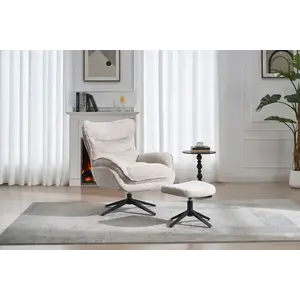 Otočné relaxačné kreslo FORSETI Dekorhome vyobraziť