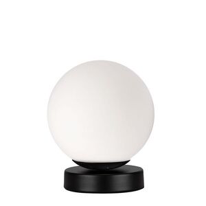 Stolová lampa Calari 1x40W E27 čierna s bielym tienidlom, štýlová klasická nočná lampa do obývačky, spálne, pracovne vyobraziť