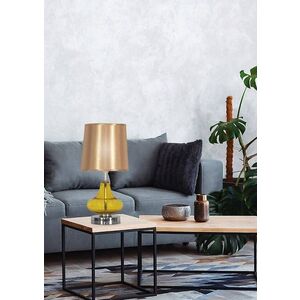 Aladinova jantárová stolová lampa s priemerom 35 cm vyobraziť