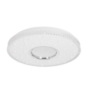 Stropné svietidlo BUBBLES, plafón, 40 cm, 24 W, LED, 4000 K, tienidlo biele+chróm vyobraziť