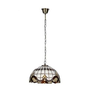 Závesná lampa Marsala 30 Patina 1X60 E27 Tienidlo z farebného skla vyobraziť