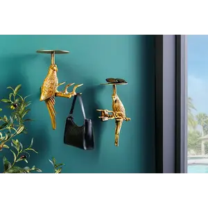 Nástenný vešiak 2 ks BIRD Dekorhome vyobraziť