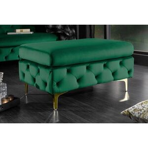 Chesterfield taburet ZETHOS Dekorhome vyobraziť