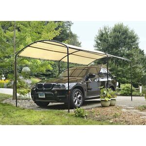 Plachtový prístrešok na auto 270 x 490 cm piesková Dekorhome vyobraziť
