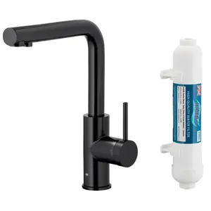 Drezová batéria Duero Pure Basic Black s filtráciou vody vyobraziť