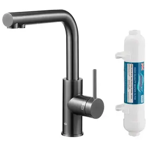 Drezová batéria Duero Pure Basic Gun Metal Grey s filtráciou vody vyobraziť