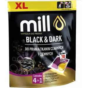 Kapsule MILL Professional na pranie tmavých a čiernych tkanín 30 ks vyobraziť
