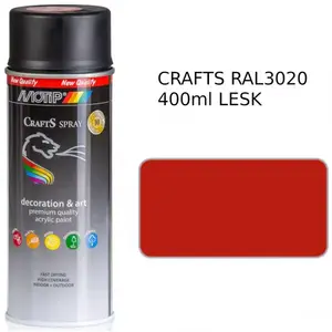 Crafts Červená Ral 3020 400 Ml 160677 vyobraziť