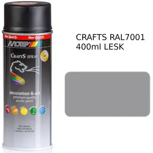Crafts Šedý Ral 7001 400 Ml 696091 vyobraziť