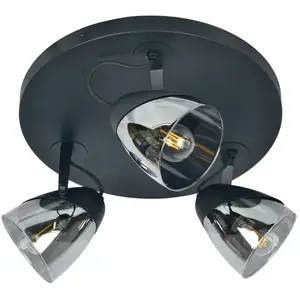 LusterTryton 3 Black AS-TRE143B LS3 vyobraziť
