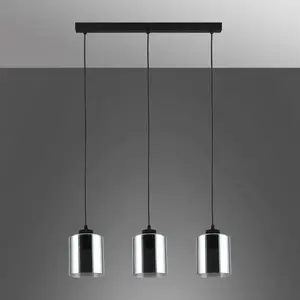 Luster SIERRA 11718 MM BLACK 3XE27 vyobraziť