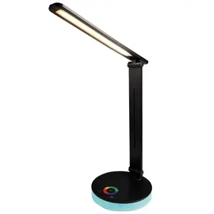 Stolová lampa DRACO BLACK CCT 7W+1W RGB LB1 vyobraziť