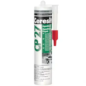 Silikónový tmel Ceresit CP 27 Aquablock Repair šedý 300 ml vyobraziť