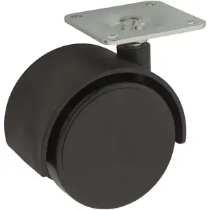Nábytkové koliesko 40 mm/25 kg s montážnou platničkou vyobraziť