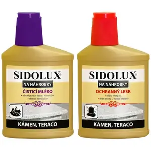 Sidolux duopack na ošetrenie náhrobných kameňov (čistič + ochranný lesk) 330+250 ml vyobraziť