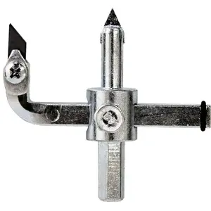 Vyrezávač otvorov do glazúry, 30-110 mm, Drel vyobraziť