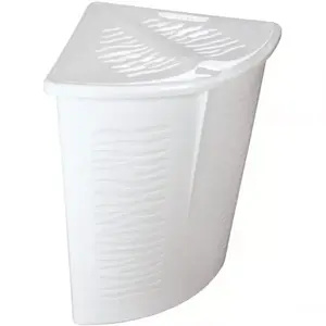 Rohový kôš Zebra 45l 1402 biela vyobraziť