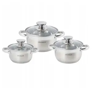 Komplet hrncov 6 ks (1, 1 l, 1, 7 l, 2, 4 l) vyobraziť