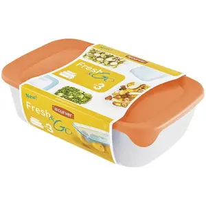 Sada 3 obdĺžnikových košov Fresh&Go 249417 rôzne farby vyobraziť