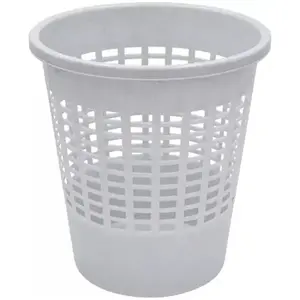 Základný kôš na papier 10l sivý lux 173420 vyobraziť