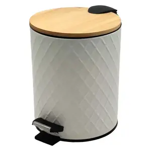 Odpadkový kôš s bambusovým vekom 5 l FTC001D-5L vyobraziť