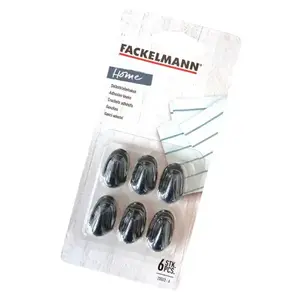 Samolepiace háčiky 2, 5cm black 20503 vyobraziť