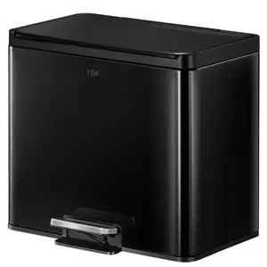 Odpadkový kôš Eko Essential 9+9+9l čierna 822851 vyobraziť
