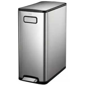 Odpadkový kôš Eko Ecofly 20+20l inox mat 937740 vyobraziť