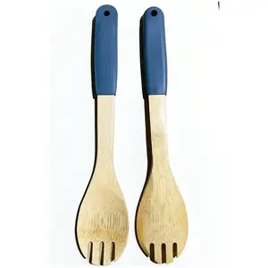 Lyžica so zúbkami bambus sivá rukoväť 32*6cm ut03632bs20 vyobraziť