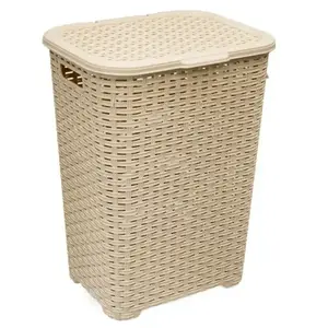 Kôš na bielizeň Katex 60 l ratan /béžový/ vyobraziť