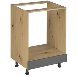 Kuchynská Skrinka Langen D60zk Rukoväť Grey vyobraziť
