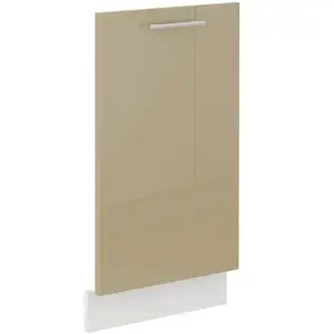 Kuchynská skrinka Lara čelo umývačky riadu 713x446 Mdf Cappucino lesk vyobraziť